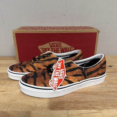 Vans Men's Era Sneaker (Tiger) True White Size 6 Men/7.5 Women - Brand New