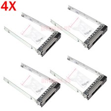 4Pcs New 2.5" DXD9H SAS SATA Hard TRAY CADDY For DELL PowerEdge Gen14 R340 R440