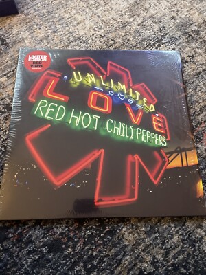 Red Hot Chili Peppers Unlimited Love Red Vinyl 2 x LP Limited Edition Mint Cond