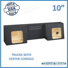 Regular Cab / Single Cab 10" Dual Speaker Box Subwoofer Enclosure For Kicker