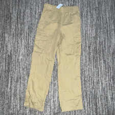 Children  s Place Boys Size 10 Pull On Cargo Pants Tan Khaki Stretch Casual NWT