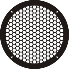 Flat METAL Audio Protective Speakers Grille Honey Combs Acoustic Mesh Grid 1pc