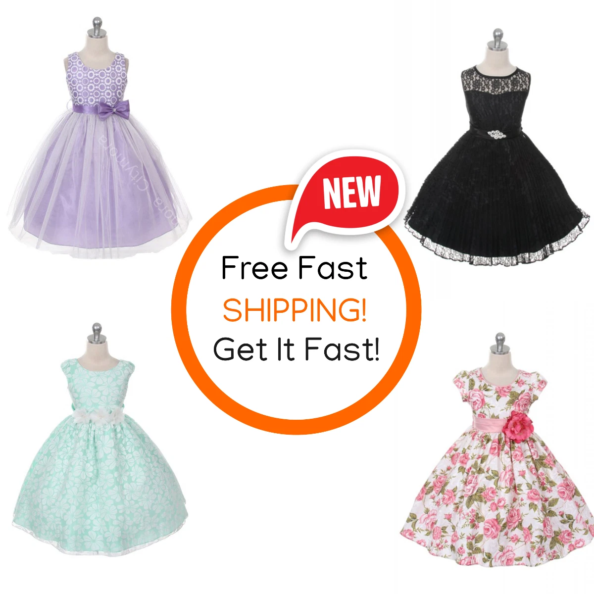 fast shipping dresses