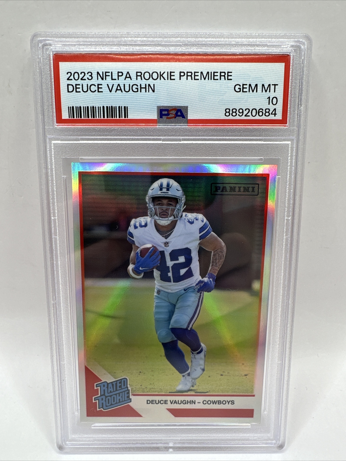 Deuce Vaughn Panini Nflpa Rookie Premiere Rated Rookies # Base