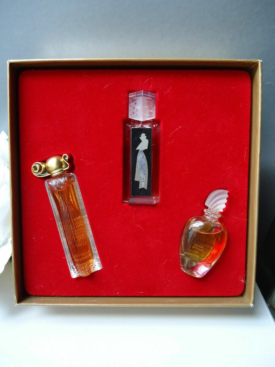 GIVENCHY ORGANZA HOT COUTURE AMARIGE Vintage 1996 3x EDP Miniature