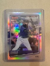 Charlie Blackmon 2020 Panini-Donruss Baseball Career Stat Line, 151/304, No. 66