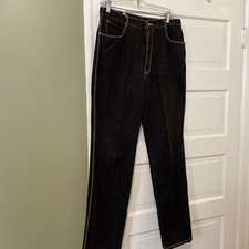 Vintage GITANO Black Jeans Women  s Size 16 Long EUC Nice