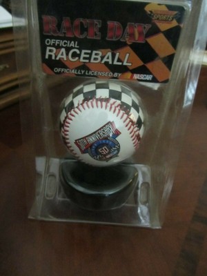 Nascar 50th Anniversary Raceball Unopened With Stand Ebay