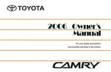 2006 Toyota Camry Owners Manual