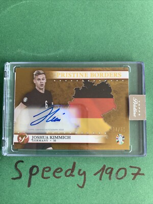 Topps Pristine Borders Road UEFA Euro 2024 Gold 34/50 Kimmich Autograph PBA-JK