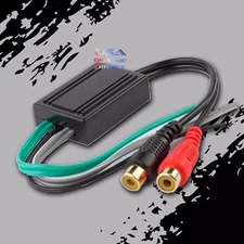 2pcs Speaker to Female RCA High to Low Line Output Converter for Car/Home Audio 