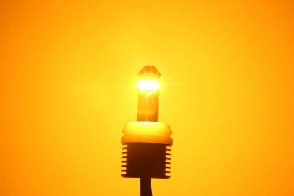 Bombilla LED trasera amarilla giratoria para Honda Accord 2013-2015 sedán exterior, juego plug Foto 4 de 4