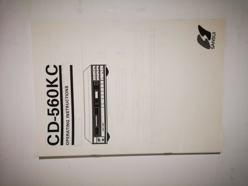 Sansui CD-560KC Compact Disc Player - Picture 12 of 12