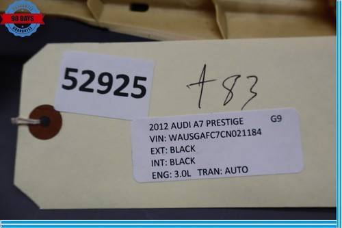 12-18 Audi A7 Quattro Rear Left Side C Pillar Upper Quarter Cover Trim Oem - Picture 10 of 10