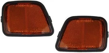 DEPO Front Driver & Passenger Bumper Side Reflector Set For 1997-2001 Honda CR-V