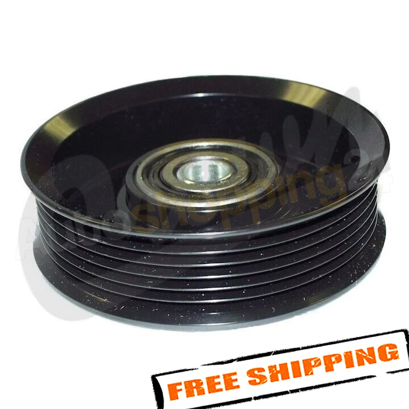 Polea loca Crown J3239821 3,95" con 6 ranuras para 87-89 Jeep Wrangler YJ 4,2 L Foto 2 de 4