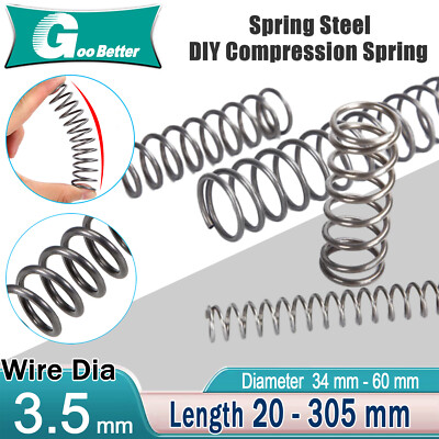 #ad Compression Spring Wire Diamete 3.5mm20 305mm Length Pressure Compressed Spring $29.15