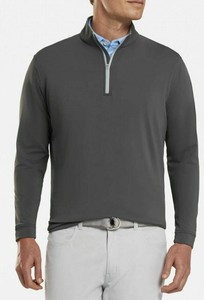 perth millar zip peter smo terry stretch loop quarter pull gray
