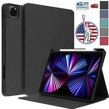 For iPad Pro 11" 1st 2nd 3rd 4th Generation W/Auto Wake/Sleep Smart Case Cover