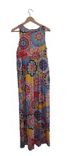 Boho Floral Maxi Dress women - size S