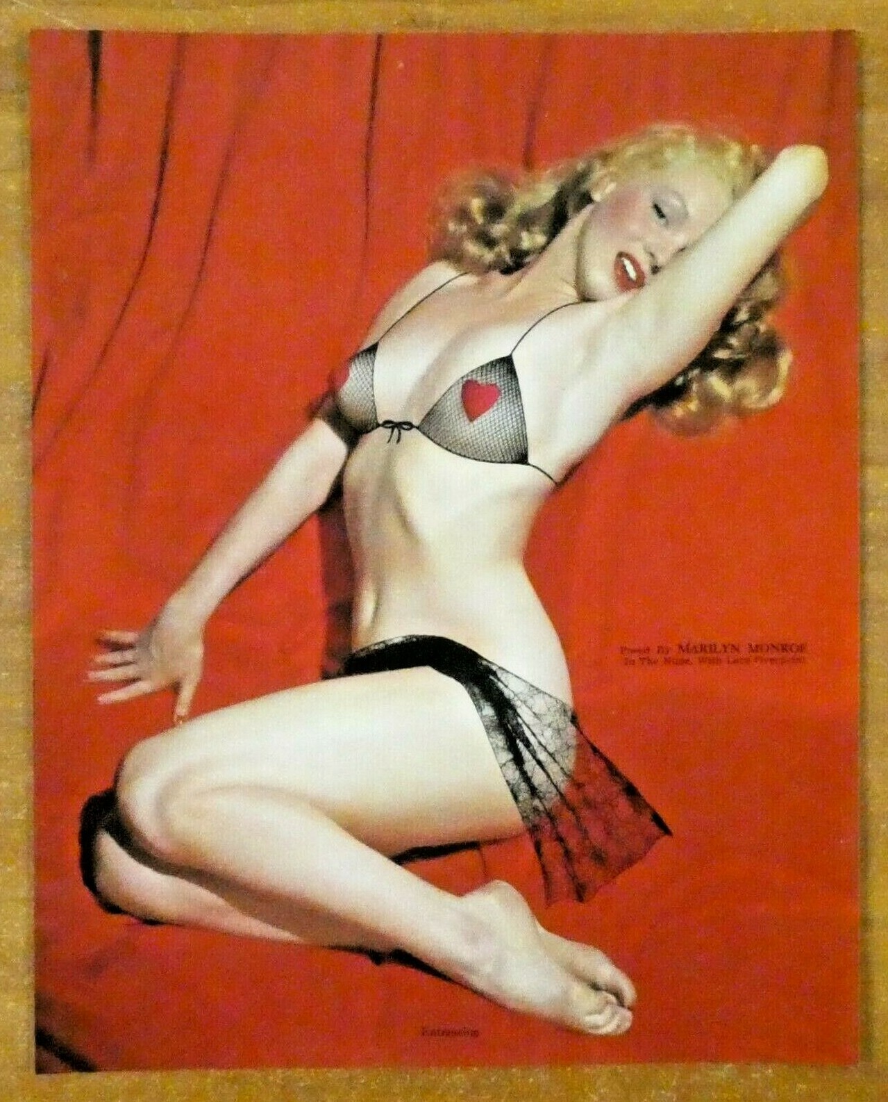 1950's Original Marilyn Monroe Calendar 7.75x9.75 Photo | eBay