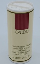 New Avon Candid 1.4 oz Shimmering Body Powder Talc Discontinued 2015 NOS
