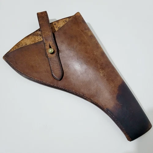 WW1 BRITISH ARMY 1903 HOLSTER LEATHER OPEN TOPPED MILITARY HOLSTER