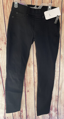 NWT Levi Womens Jeans  Maternity Pull On Skinny Size 6L/28 X LP 34 Color Black