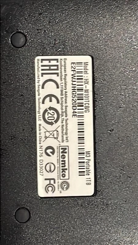 Samsung M3 1TB USB 3.0 Portable Hard Drive - Black - (HX-M101TCB/G) - Image 3 of 3