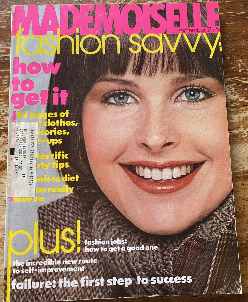 MADEMOISELLE Magazine September 1976 Issue Best 70s Style Great