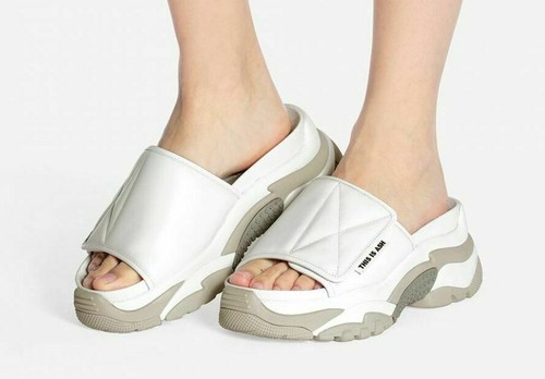 Ash White Access Wedge Trainer Sandals 