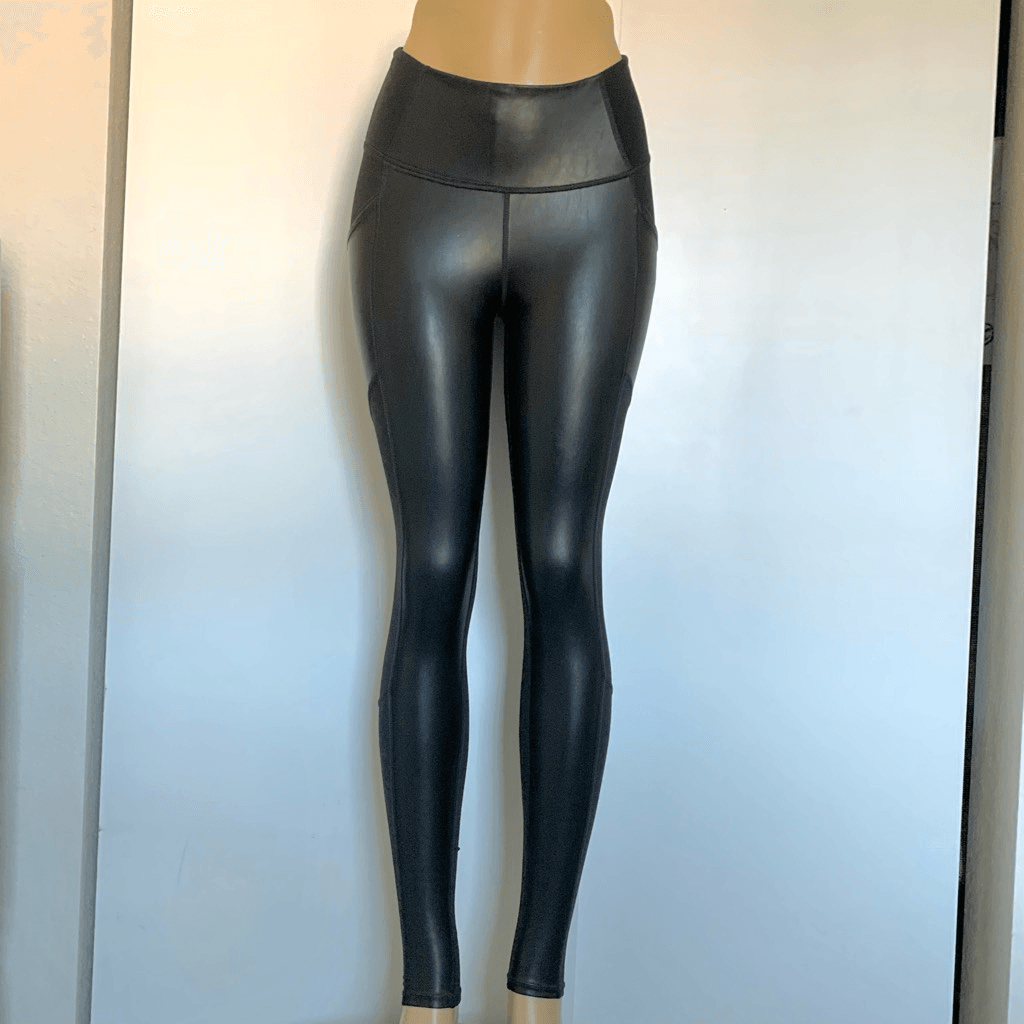 **ATHLETA Faux Leather Liquid Leggings for Women - XS 870859**