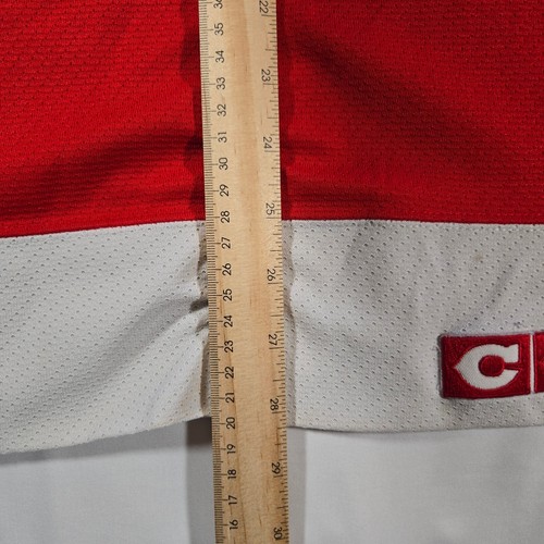 CCM Detroit Red Wings Maglia Hockey Uomo Taglia Large L 44 Personalizzata - Foto 10 di 10