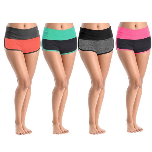 Fold Over Spandex Shorts