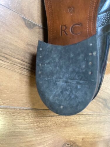 Roland Cartier Men Shoes Loafer Leather Size 8UK Leather Black - Picture 9 of 10