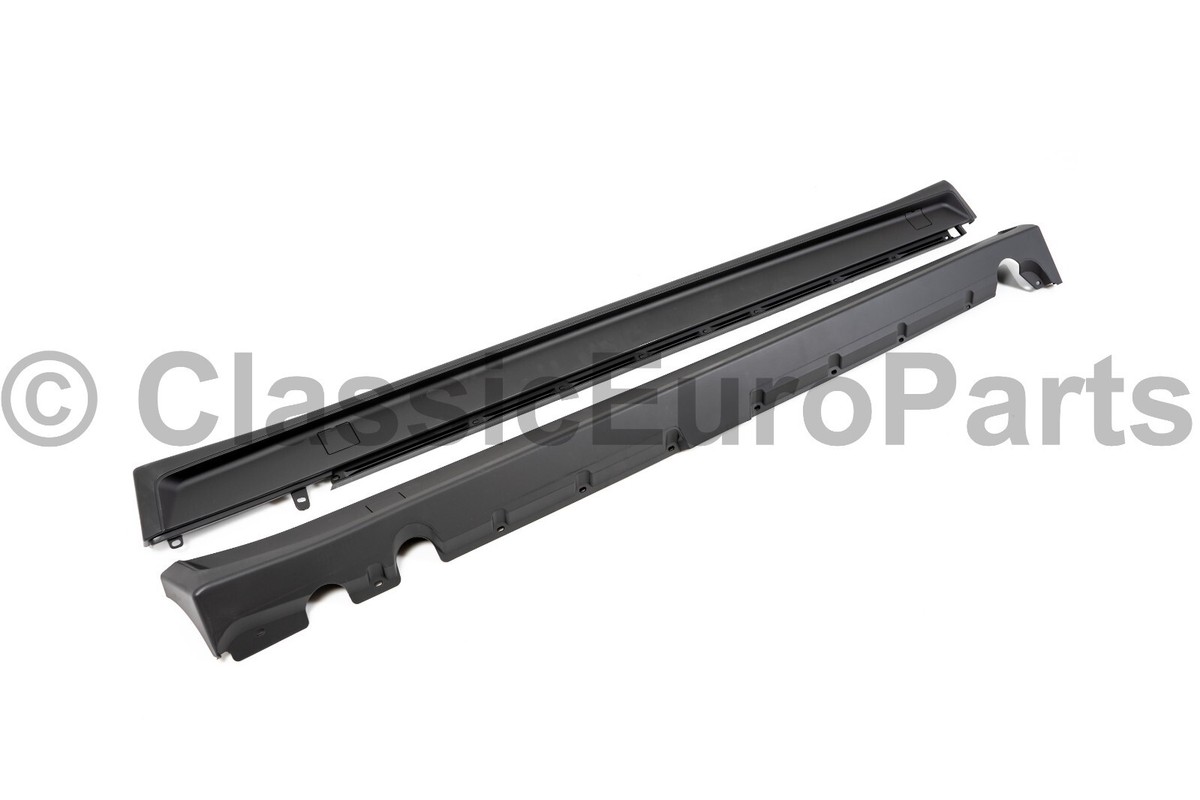 Plastic sideskirt set for Mercedes W124 S124 AMG Gen1 sedan