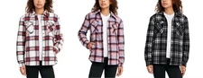 Sage Ladies' Plush Shirt Jacket