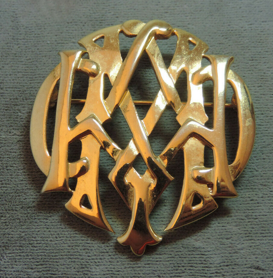 Vintage Carolee Classical INterlocking Monogram G… - image 2