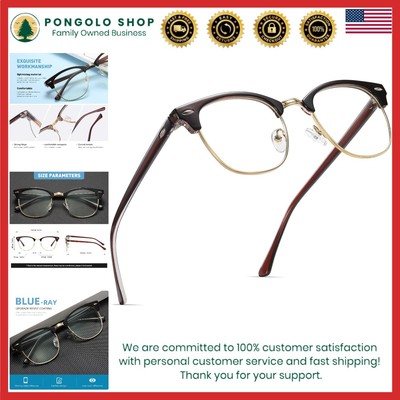 Advanced Anti Blue Light Glasses for Better Sleep & Eye Relief - Clear Lens