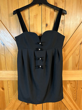 ZARA Jewel Button Strappy Dress Size Medium nwt (4955)