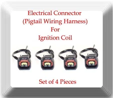 4 X Electrical Connector of Ignition Coil FD505T Fits: Ford Mazda Mercury