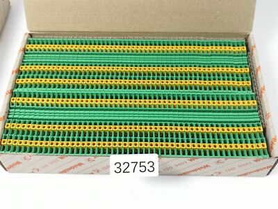 100 STÜCKE Weidmüller IPE 1.5N/3AN 1,5mm² Reihenklemme Durchgangsklemme 17925900