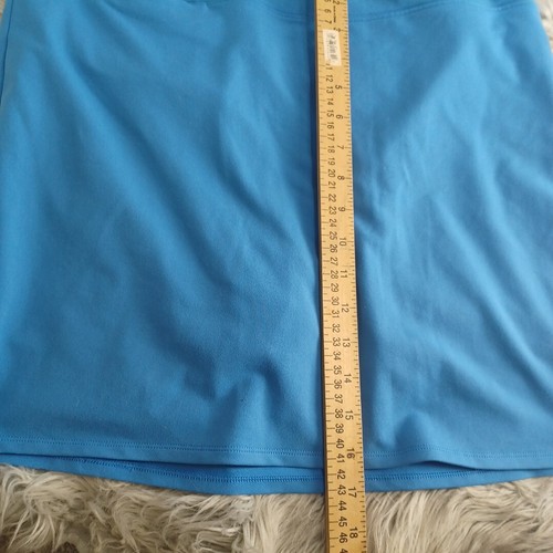 Adidas Climalite Atheltic Tennis Golf Skirt Skort Blue Women's Size 12 - Picture 13 of 14