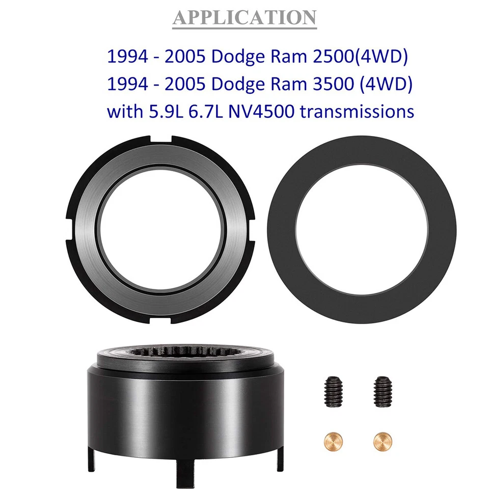 5th Gear Lock Nut Retainer Kit for 1994-2005 Dodge Ram NV4500 4x4 4WD 5.9L 6.7L - Image 2 of 4