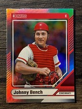 2024 Donruss Base Silver Holo #61 Johnny Bench  - Cincinnati Reds