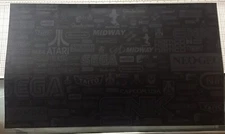 Generic Arcade Logo Laminated Control Panel Overlay (CPO) - 30" x 17"