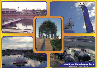 PC PHILIPPINES, MARIKINA RIVERBANKS PARK, Modern Postcard (b43154)
