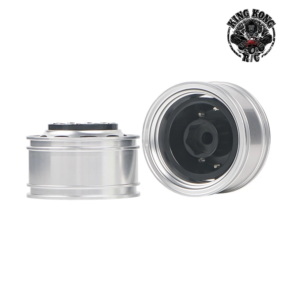 Metal 1.75" Powered Hub Front Wheel for Tamiya 1/14 RC Car Tractor Truck Trailer - Image 4 of 4