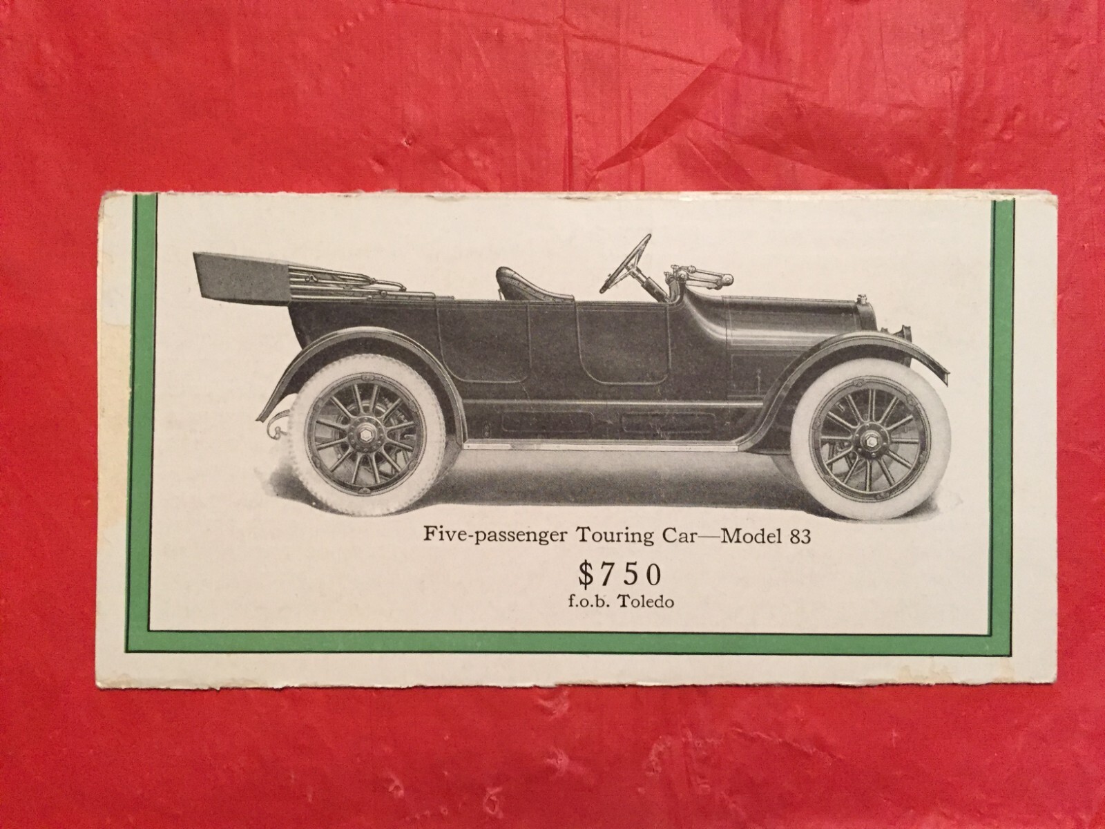 1915 WILLYSOVERLAND "MODEL 83" Car Dealer Sales Brochure eBay