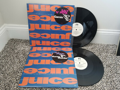 TUPAC M.C POOH S.M.& M HE'S GAMIN ON YA JUICE SOUNDTRACK 2 NM PROMO 12''SINGLES